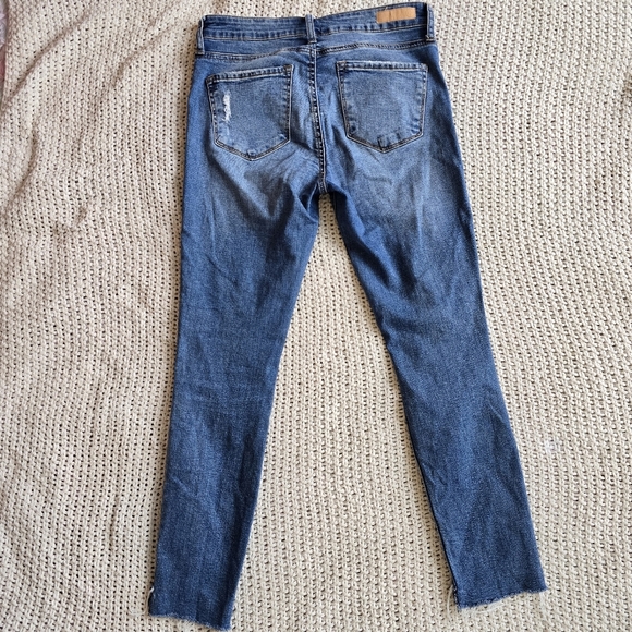 BP | Size 28 | Medium Wash Ripped Distressed Skinny Jeans - Picture 6 of 14
